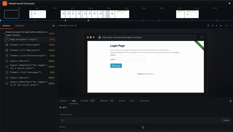 Trace Player Demo