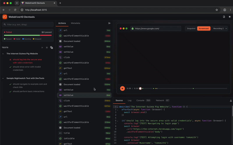 Preserve &amp; Rerun Demo